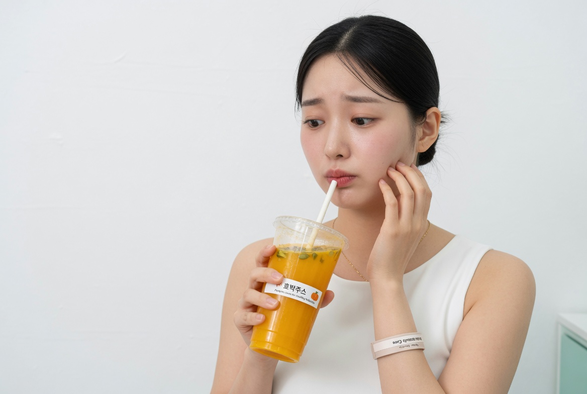 우울해하는 여성